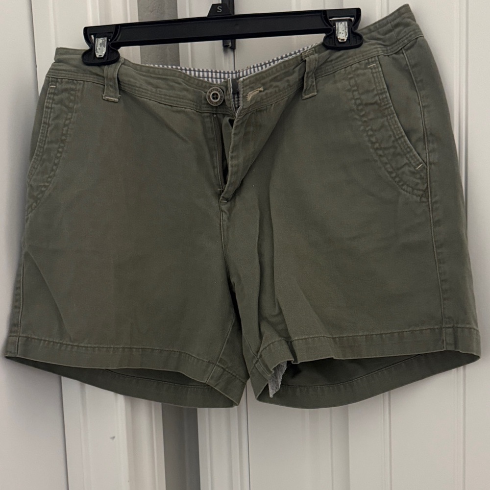 Khaki Women's Cargo Shorts